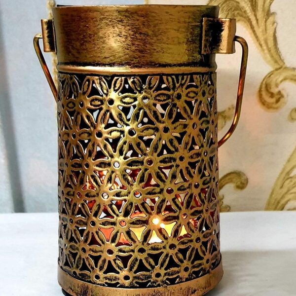 Handcrafted Beautiful Hanging Metal Lota Candle Holder Antique Shade Box for Home Decoration|Lantern|Candle Stand|Gifting